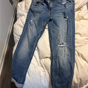 Banana Republic Classic Distressed Women's Blue Jeans